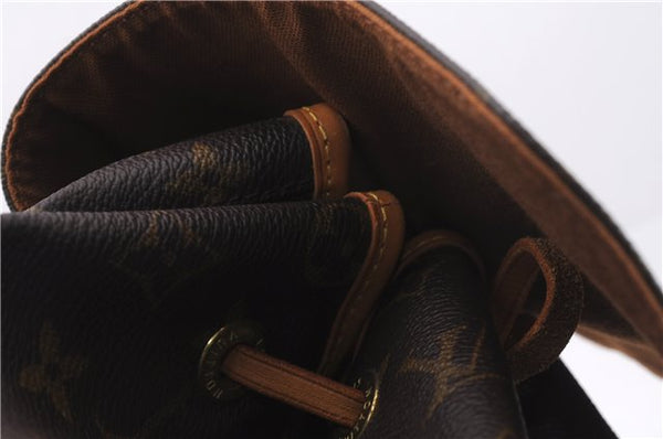 Authentic Louis Vuitton Monogram Montsouris GM Backpack M51135 LV 9551E