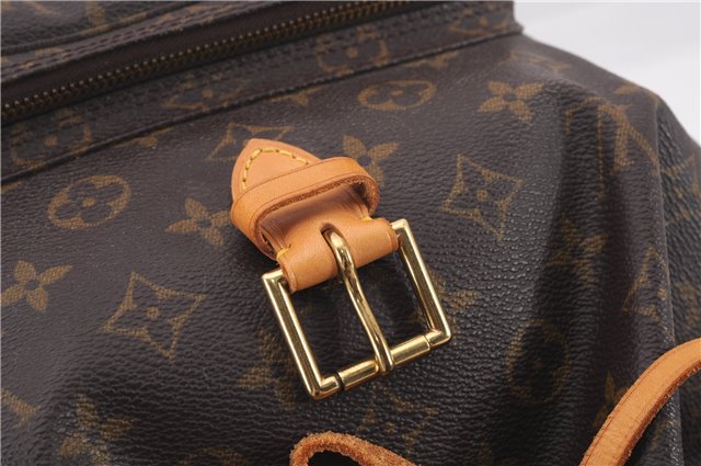 Authentic Louis Vuitton Monogram Montsouris GM Backpack M51135 LV 9551E