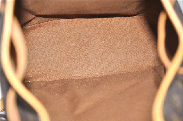 Authentic Louis Vuitton Monogram Montsouris GM Backpack M51135 LV 9551E