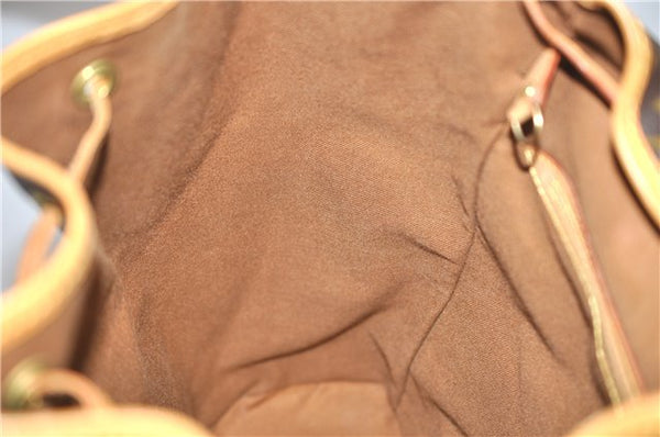 Authentic Louis Vuitton Monogram Montsouris GM Backpack M51135 LV 9551E