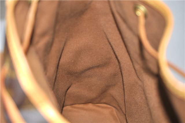 Authentic Louis Vuitton Monogram Montsouris GM Backpack M51135 LV 9551E