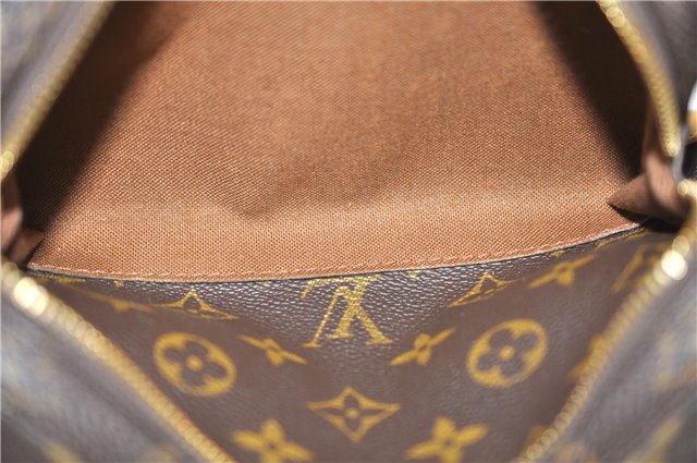 Authentic Louis Vuitton Monogram Montsouris GM Backpack M51135 LV 9551E