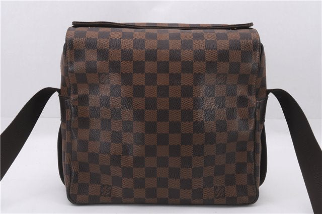 Authentic Louis Vuitton Damier Naviglio Shoulder Cross Body Bag N45255 LV 9552E