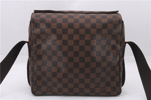 Authentic Louis Vuitton Damier Naviglio Shoulder Cross Body Bag N45255 LV 9552E