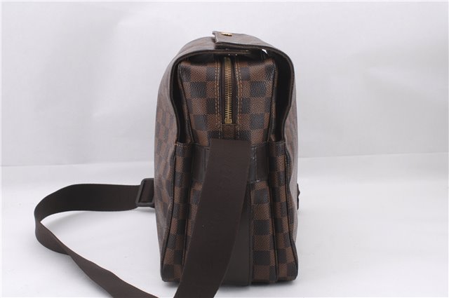 Authentic Louis Vuitton Damier Naviglio Shoulder Cross Body Bag N45255 LV 9552E