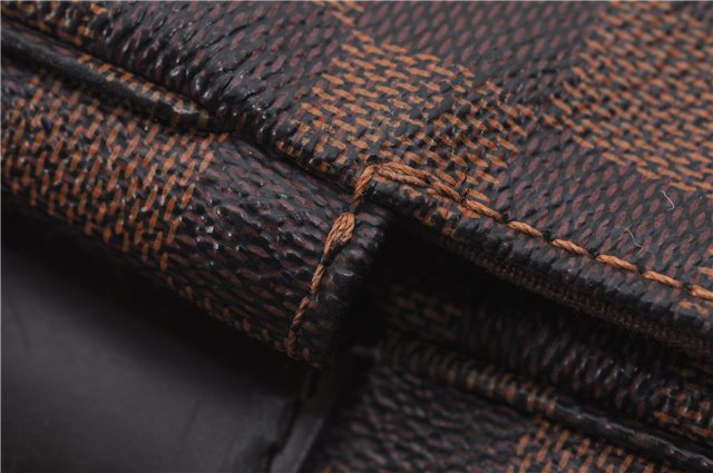 Authentic Louis Vuitton Damier Naviglio Shoulder Cross Body Bag N45255 LV 9552E