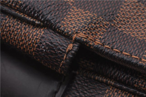 Authentic Louis Vuitton Damier Naviglio Shoulder Cross Body Bag N45255 LV 9552E