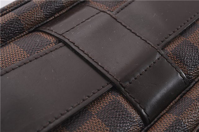 Authentic Louis Vuitton Damier Naviglio Shoulder Cross Body Bag N45255 LV 9552E