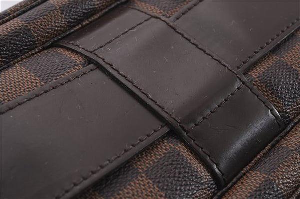 Authentic Louis Vuitton Damier Naviglio Shoulder Cross Body Bag N45255 LV 9552E