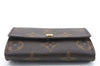 Authentic Louis Vuitton Monogram Porte Monnaie Plat Coin Case M61930 LV 9553C