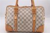 Authentic Louis Vuitton Damier Azur Berkeley Hand Boston Bag N52001 LV 9553E