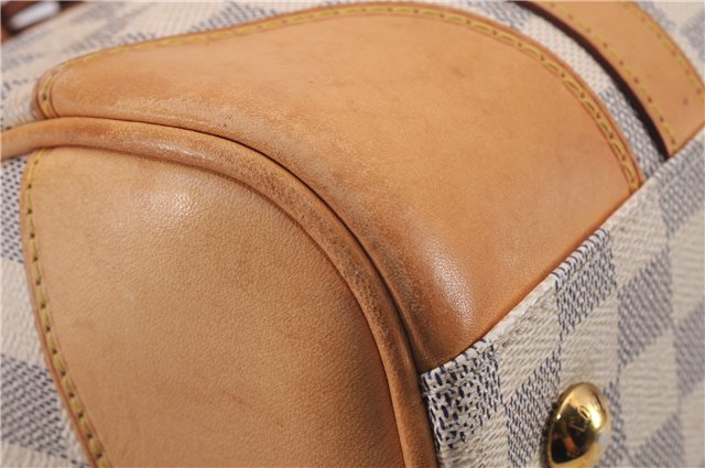 Authentic Louis Vuitton Damier Azur Berkeley Hand Boston Bag N52001 LV 9553E