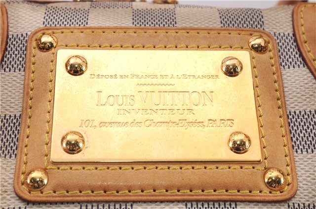 Authentic Louis Vuitton Damier Azur Berkeley Hand Boston Bag N52001 LV 9553E