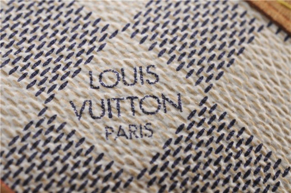 Authentic Louis Vuitton Damier Azur Berkeley Hand Boston Bag N52001 LV 9553E
