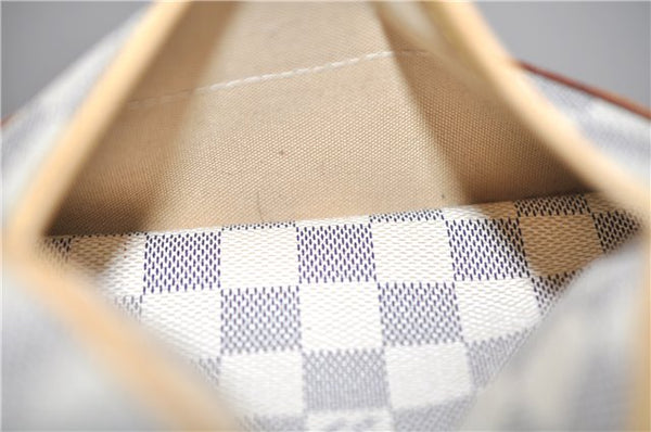 Authentic Louis Vuitton Damier Azur Berkeley Hand Boston Bag N52001 LV 9553E