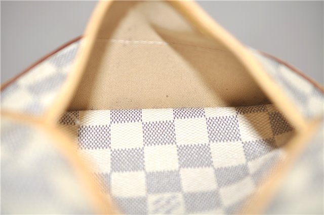 Authentic Louis Vuitton Damier Azur Berkeley Hand Boston Bag N52001 LV 9553E