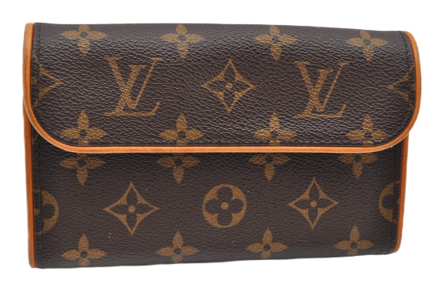 Auth Louis Vuitton Monogram Pochette Florentine Pouch Waist Clutch Bag LV 9557F