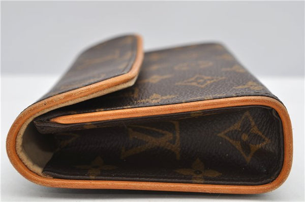 Auth Louis Vuitton Monogram Pochette Florentine Pouch Waist Clutch Bag LV 9557F