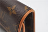 Auth Louis Vuitton Monogram Pochette Florentine Pouch Waist Clutch Bag LV 9557F