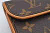 Auth Louis Vuitton Monogram Pochette Florentine Pouch Waist Clutch Bag LV 9557F