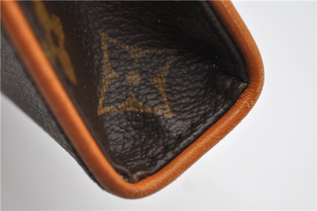 Auth Louis Vuitton Monogram Pochette Florentine Pouch Waist Clutch Bag LV 9557F