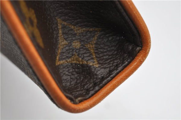 Auth Louis Vuitton Monogram Pochette Florentine Pouch Waist Clutch Bag LV 9557F