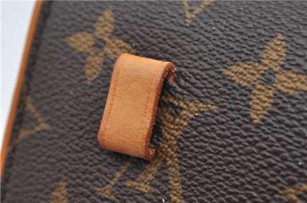 Auth Louis Vuitton Monogram Pochette Florentine Pouch Waist Clutch Bag LV 9557F