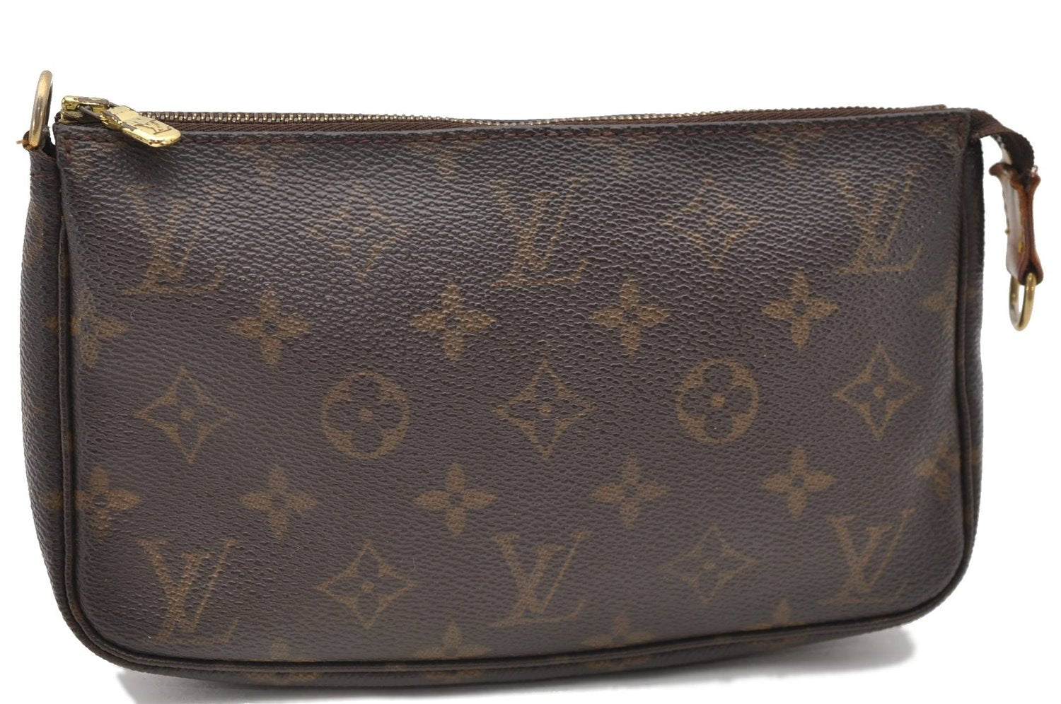 Authentic Louis Vuitton Monogram Pochette Accessoires Pouch M51980 LV 9558C