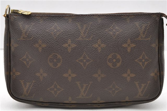 Authentic Louis Vuitton Monogram Pochette Accessoires Pouch M51980 LV 9558C