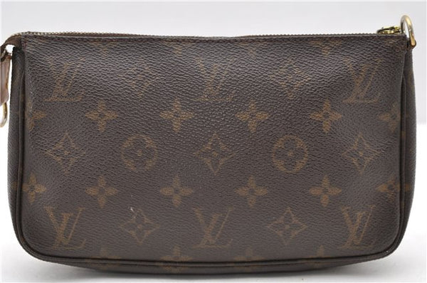 Authentic Louis Vuitton Monogram Pochette Accessoires Pouch M51980 LV 9558C