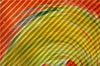 Authentic HERMES Pleats Scarf "FEUX DU CIEL" Light Green Orange Box 9561D