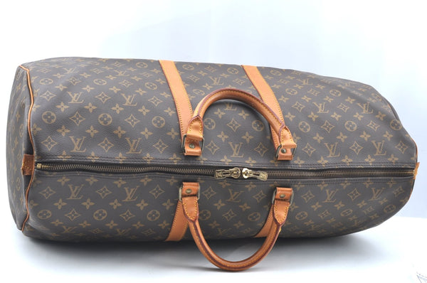 Authentic Louis Vuitton Monogram Keepall 60 Travel Boston Bag M41422 LV 9561G