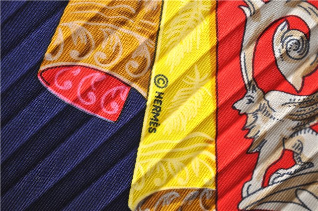 Authentic HERMES Pleats Scarf 