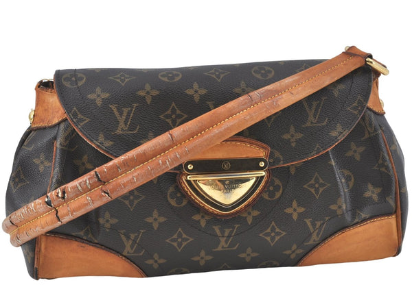 Authentic Louis Vuitton Monogram Beverly MM Shoulder Hand Bag M40121 Junk 9564B