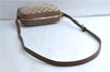 Authentic GUCCI Shoulder Crossbody Bag GG Canvas Leather 449413 Brown Junk 9564E