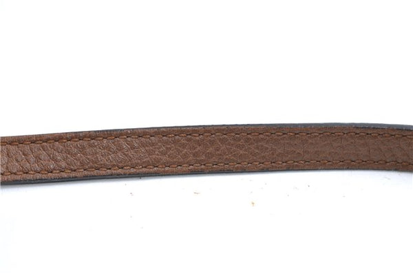 Authentic GUCCI Shoulder Crossbody Bag GG Canvas Leather 449413 Brown Junk 9564E