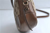 Authentic GUCCI Shoulder Crossbody Bag GG Canvas Leather 449413 Brown Junk 9564E