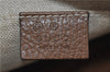 Authentic GUCCI Shoulder Crossbody Bag GG Canvas Leather 449413 Brown Junk 9564E