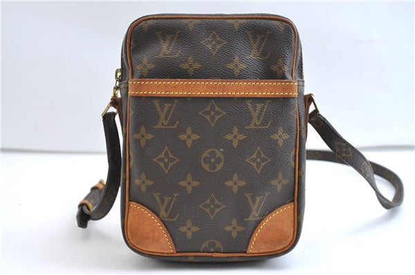 Authentic Louis Vuitton Monogram Danube Shoulder Cross Body Bag M45266 LV 9565E