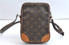 Authentic Louis Vuitton Monogram Danube Shoulder Cross Body Bag M45266 LV 9565E