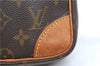 Authentic Louis Vuitton Monogram Danube Shoulder Cross Body Bag M45266 LV 9565E