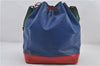 Louis Vuitton Epi Noe Tricolor Blue x Red x Green M44082 Drawstring Bag 9566E