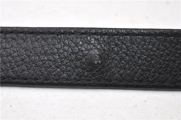 Authentic GUCCI Vintage Shoulder Cross Body Bag Leather 233329 Black 9566F