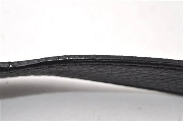 Authentic GUCCI Vintage Shoulder Cross Body Bag Leather 233329 Black 9566F