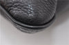 Authentic GUCCI Vintage Shoulder Cross Body Bag Leather 233329 Black 9566F