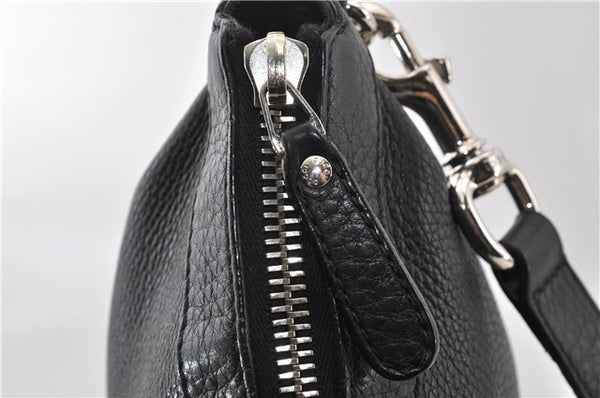 Authentic GUCCI Vintage Shoulder Cross Body Bag Leather 233329 Black 9566F