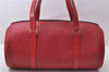 Authentic Louis Vuitton Epi Soufflot Hand Bag Red M52227 LV 9568C