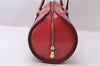 Authentic Louis Vuitton Epi Soufflot Hand Bag Red M52227 LV 9568C