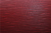 Authentic Louis Vuitton Epi Soufflot Hand Bag Red M52227 LV 9568C