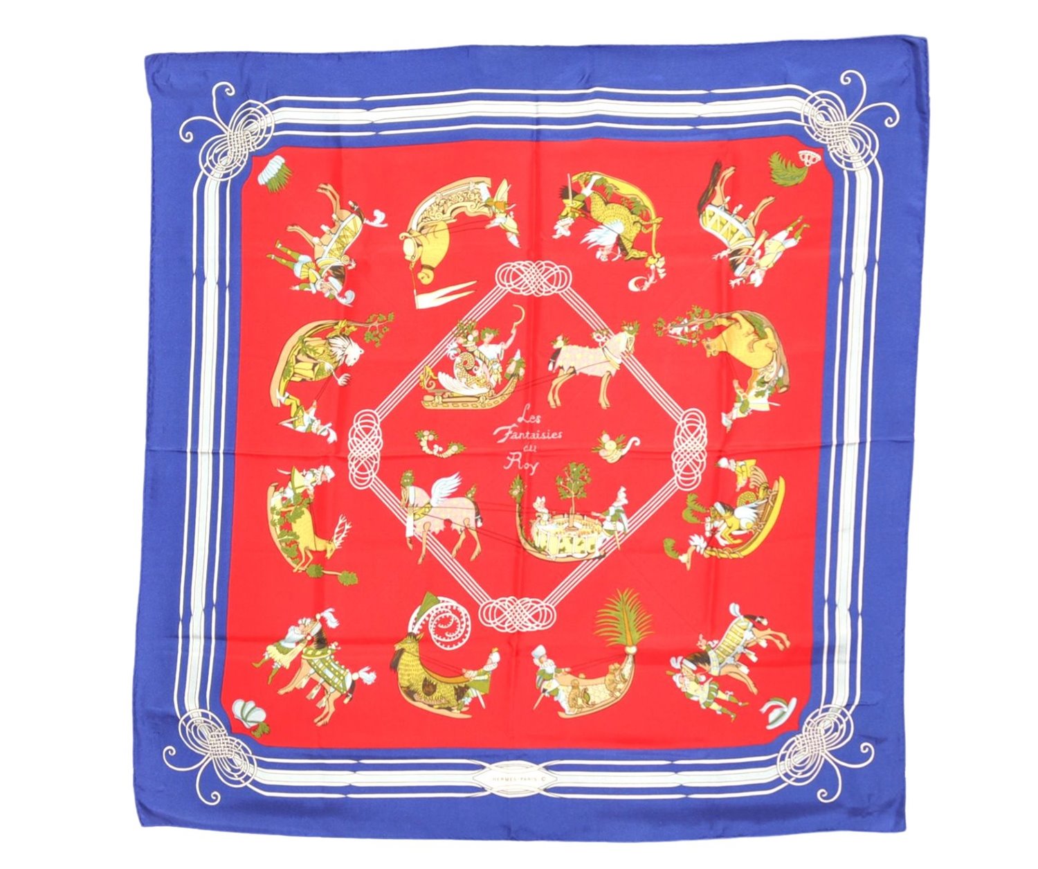 Authentic HERMES Carre 90 Scarf 